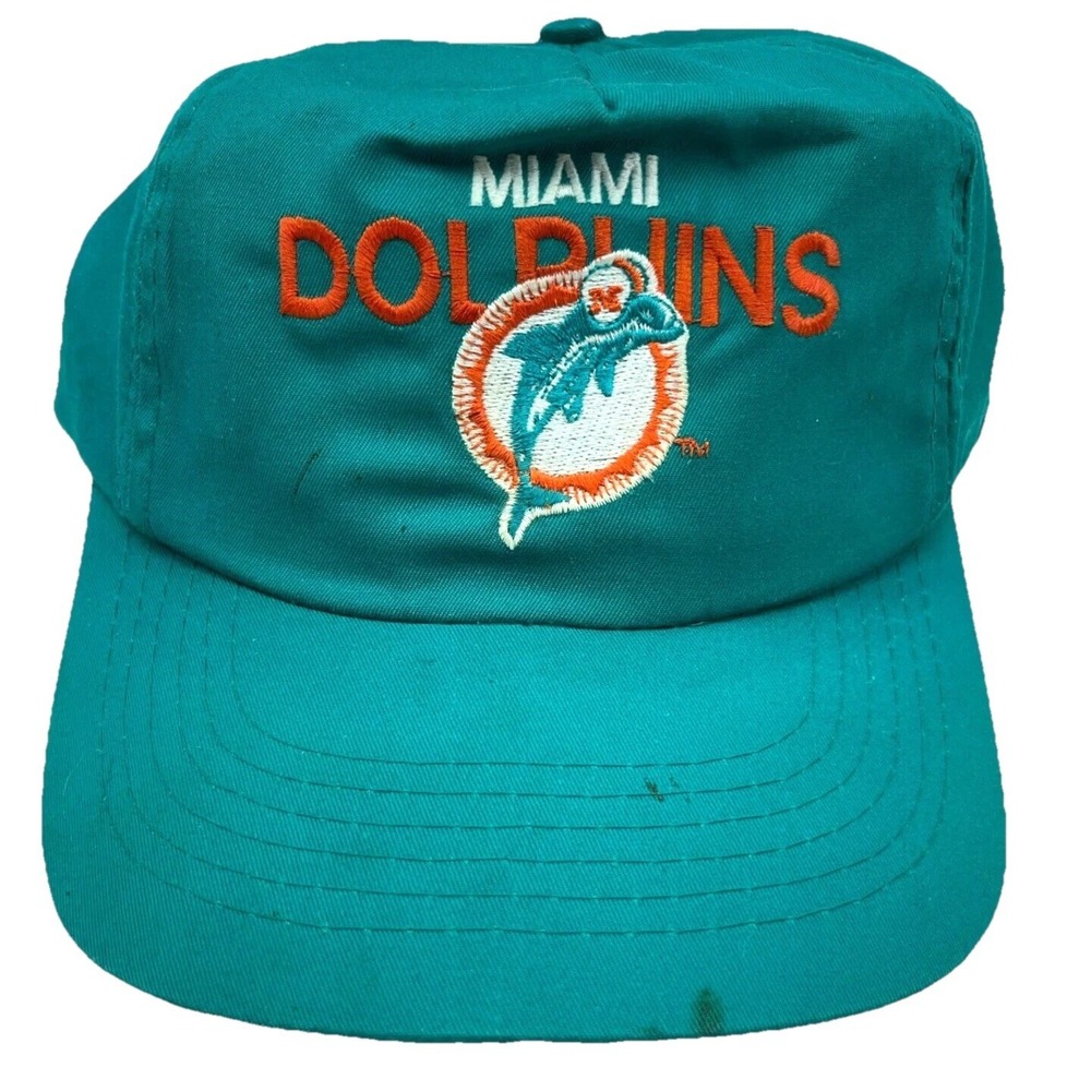 Vintage Miami Dolphins Hat Cap‎ Snapback 1993 McDonalds 90s NFL Adjustable Adult